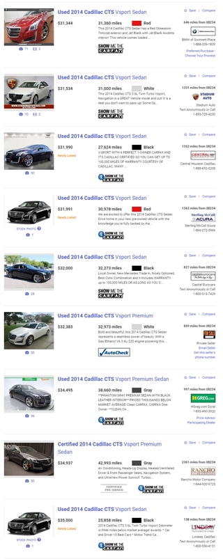 Illustration for article titled You Can Get A Used 420 HP Cadillac CTS V-Sport For Shockingly Cheap